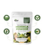 Organic moringa powder by Nivlif with vegan no additives and nutrient rich benefits