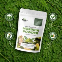 Organic moringa powder by Nivlif with vegan no additives and nutrient rich benefits