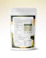 Nivlif organic moringa powder product label with nutritional information and ingredients