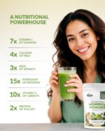 Moringa powder benefits for energy immunity and nutrition by Nivlif