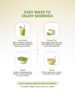Easy ways to use moringa powder in smoothies tea salads and soups