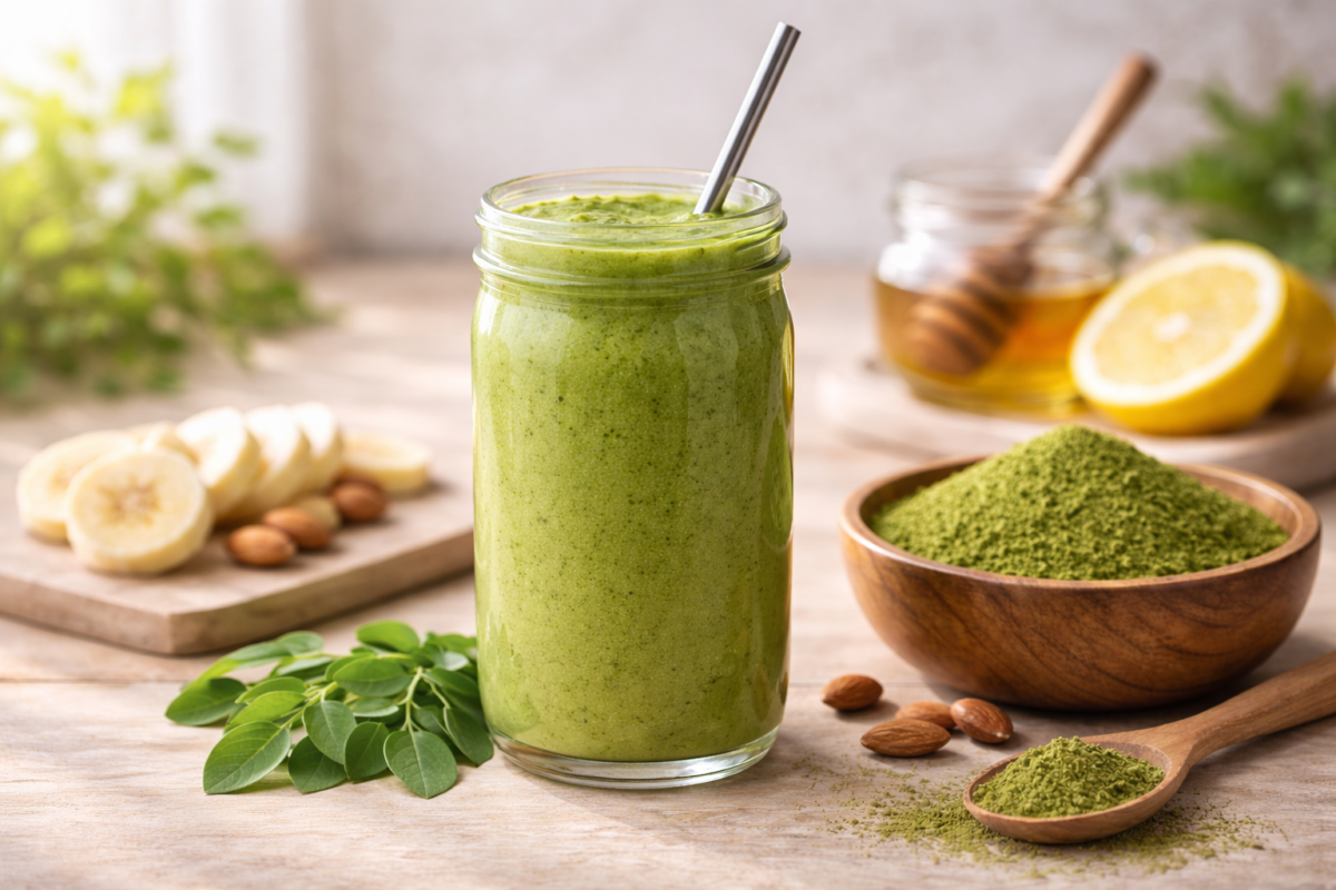 moringa powder recipes smoothie