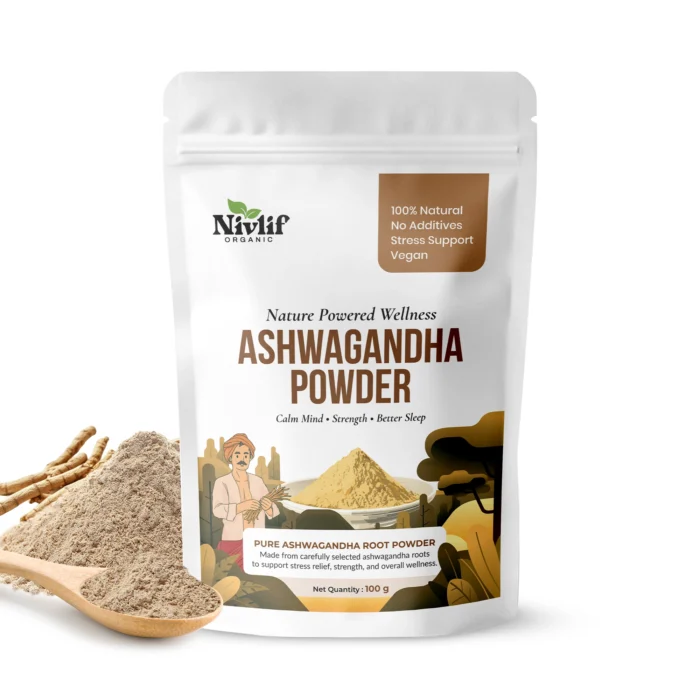 Ashwagandha Powder | Natural Wellness Support | Nivlif
